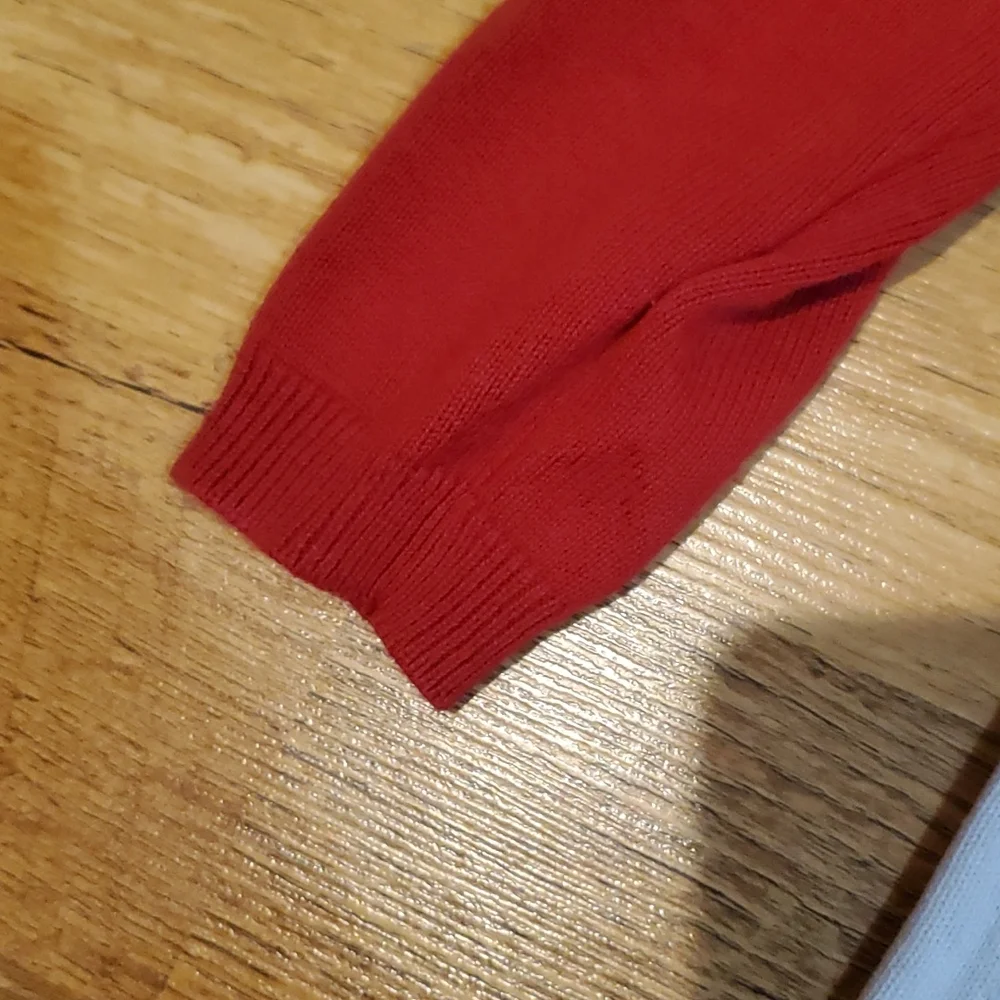 Children's Place Girls Red Heart Sweater Dress Size‎ 5-6 - Picture 4 of 5
